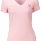 Guess Jeans Pink Cotton Women T-Shirt