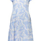 Gant Light Blue Linen Women Dress