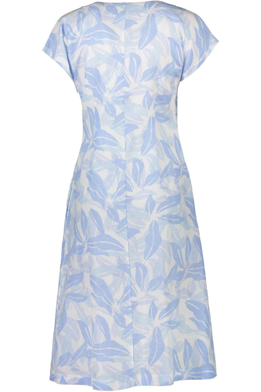 Gant Light Blue Linen Women Dress