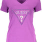 Guess Jeans Purple Cotton Women T-Shirt