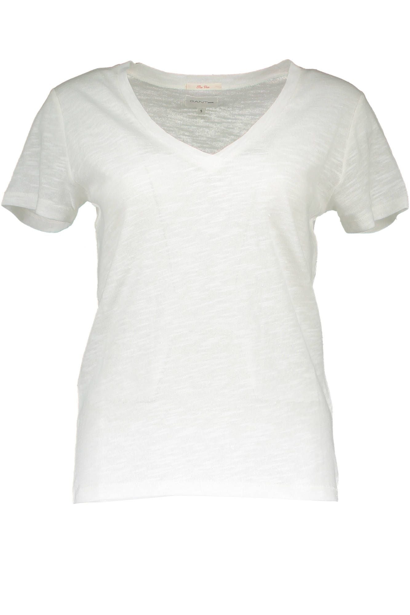 Gant White Cotton Women T-Shirt