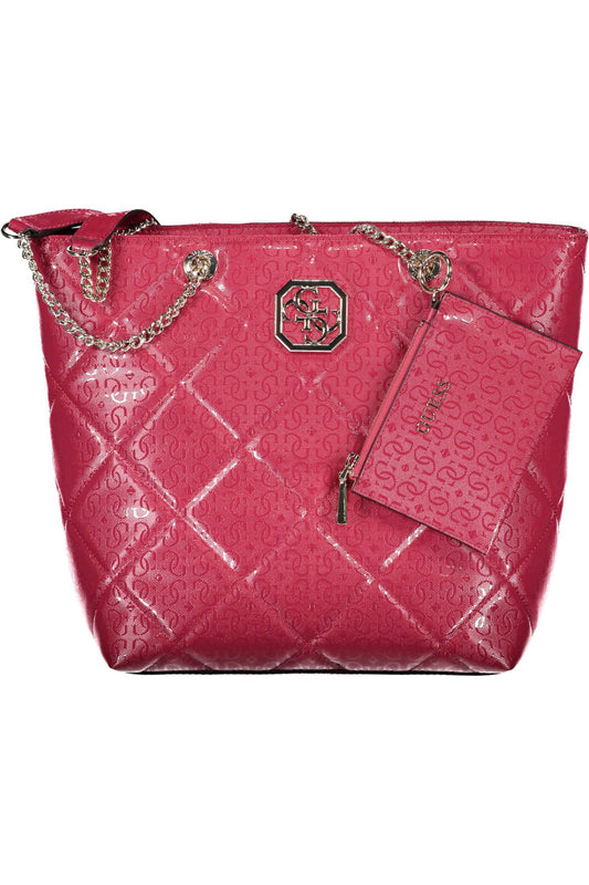 Guess Jeans Pink Polyurethane Women Handbag