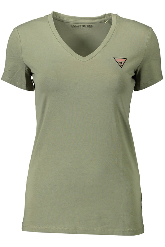 Guess Jeans Green Cotton Women T-Shirt