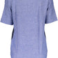 Gant Blue Linen Women T-Shirt