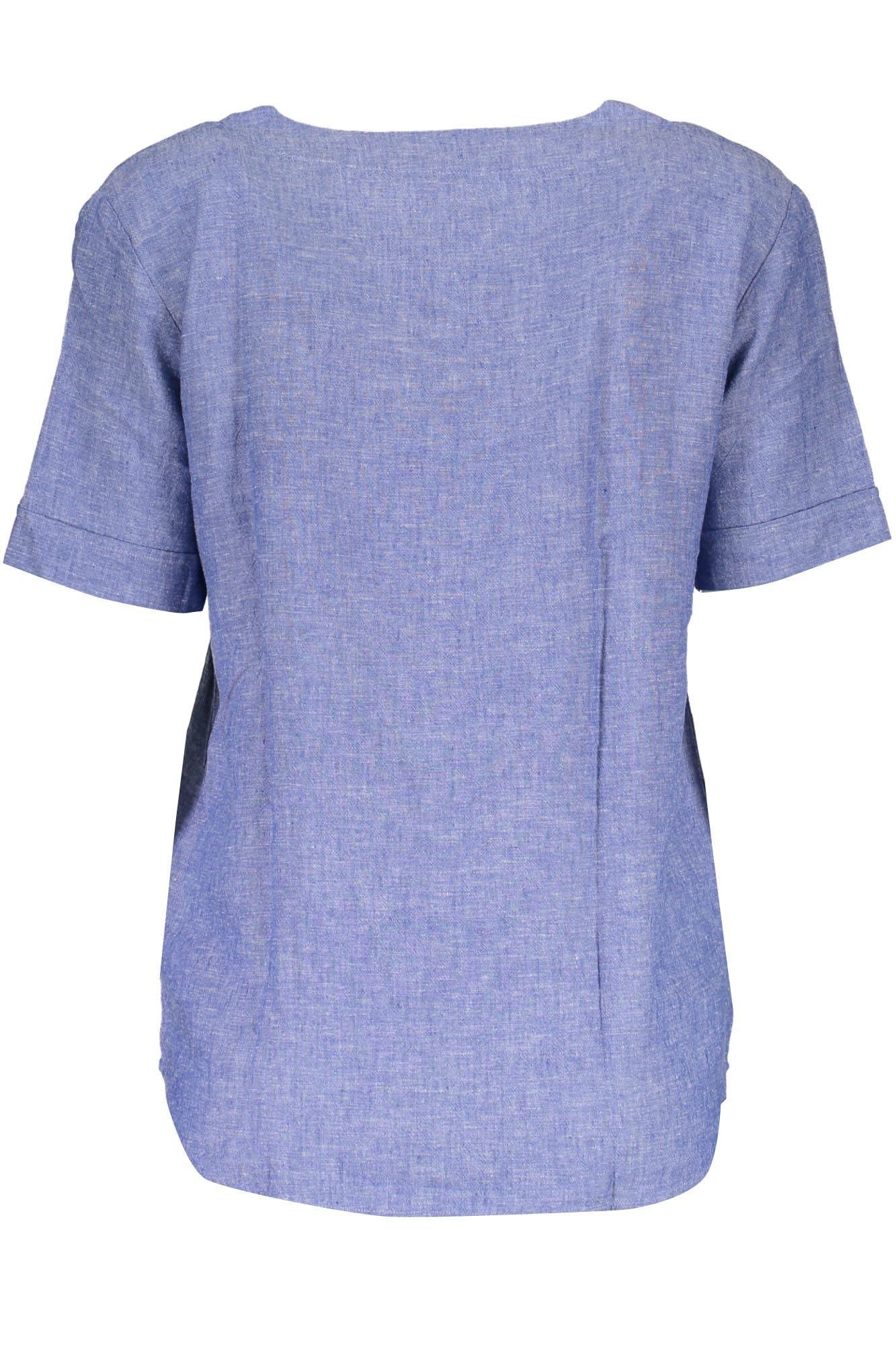 Gant Blue Linen Women T-Shirt