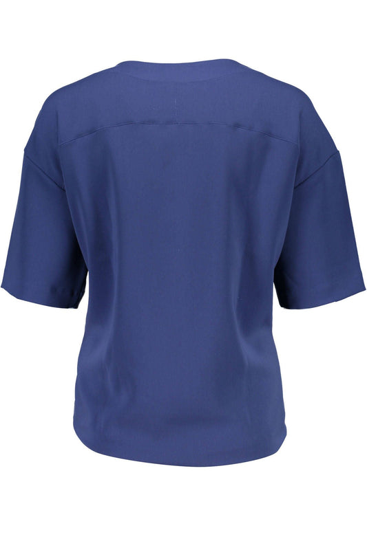 Gant Blue Cotton Women T-Shirt