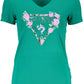 Guess Jeans Green Cotton Women T-Shirt