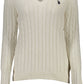 U.S. POLO ASSN. White Cotton Women Shirt