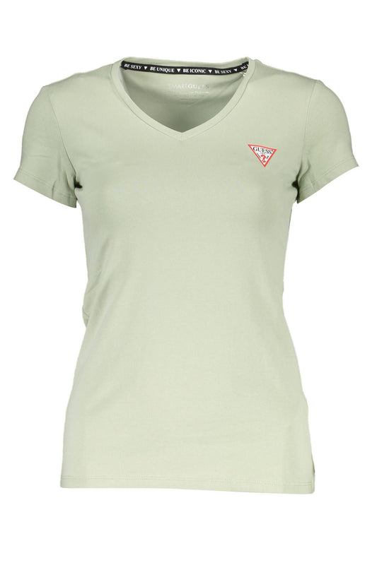 Guess Jeans Green Cotton Women T-Shirt