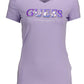 Guess Jeans Purple Cotton Women T-Shirt