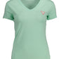 Guess Jeans Green Cotton Women TShirt