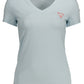 Guess Jeans Light Blue Cotton Women TShirt