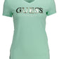 Guess Jeans Green Cotton Women T-Shirt