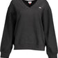 Tommy Hilfiger Black Cotton Women Sweater