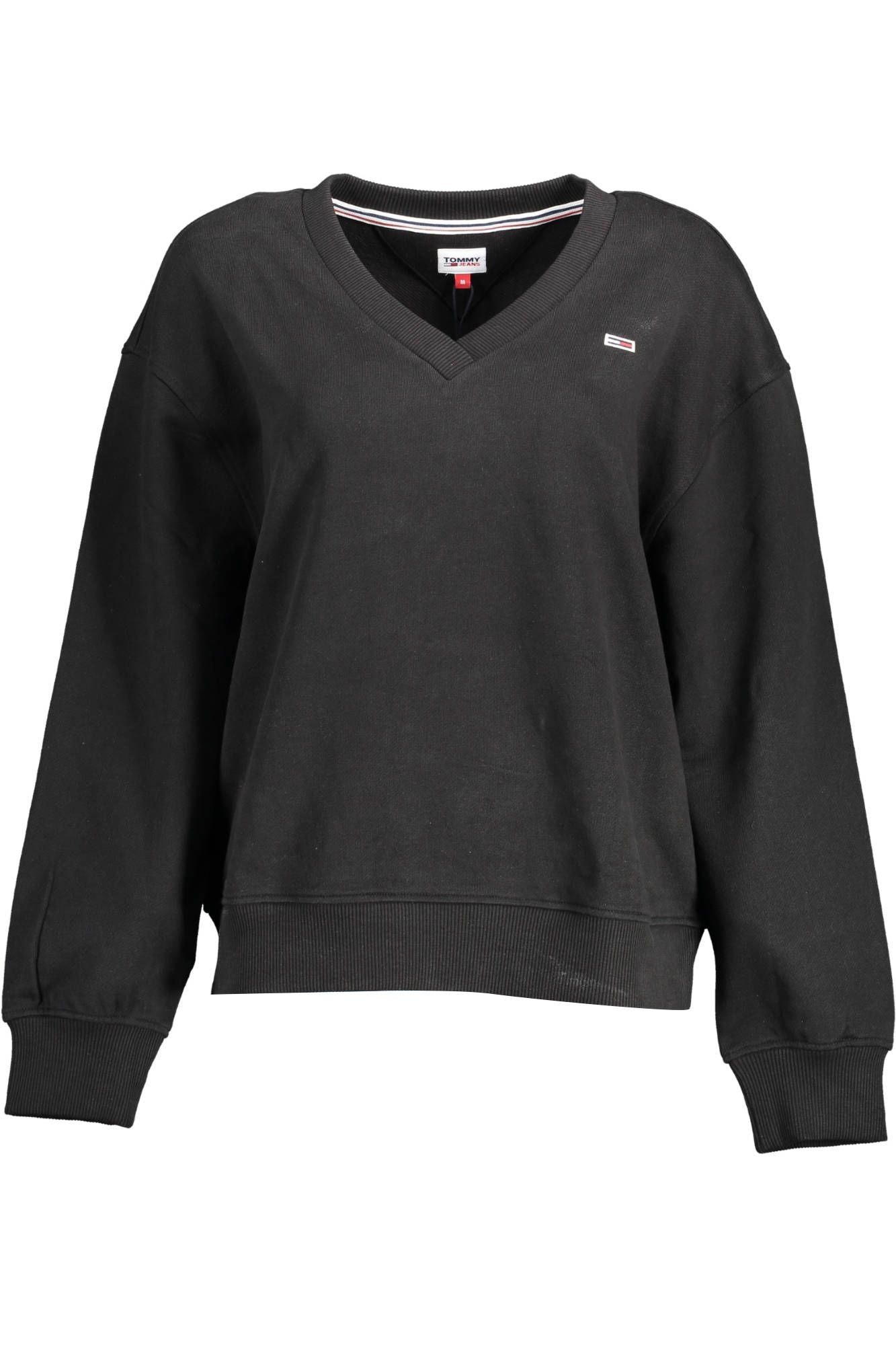 Tommy Hilfiger Black Cotton Women Sweater