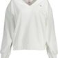 Tommy Hilfiger White Cotton Women Sweater