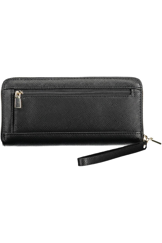 Guess Jeans Black Polyurethane Women Wallet