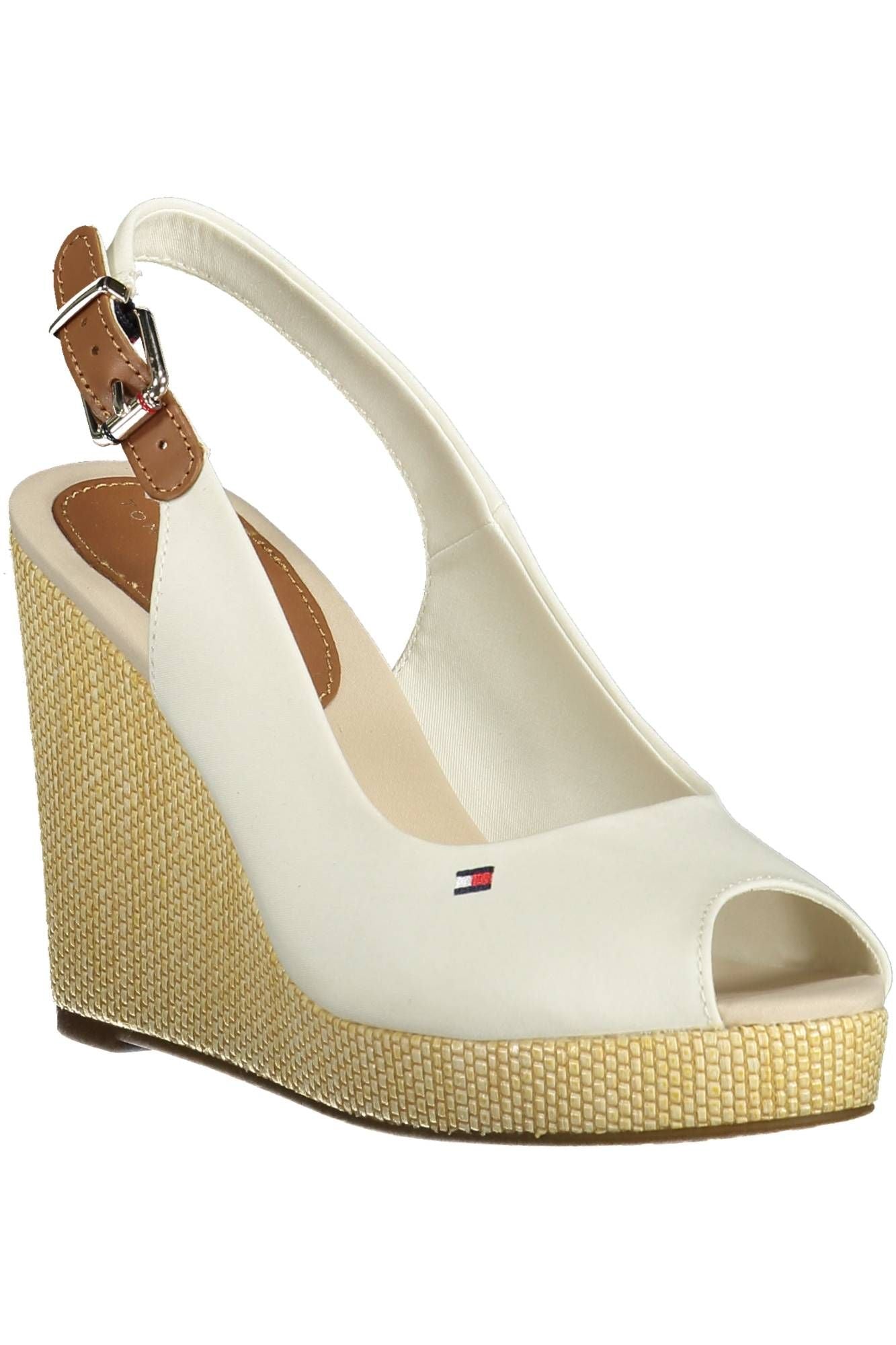 Tommy Hilfiger White Cotton Women Sandal