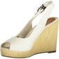 Tommy Hilfiger White Cotton Women Sandal