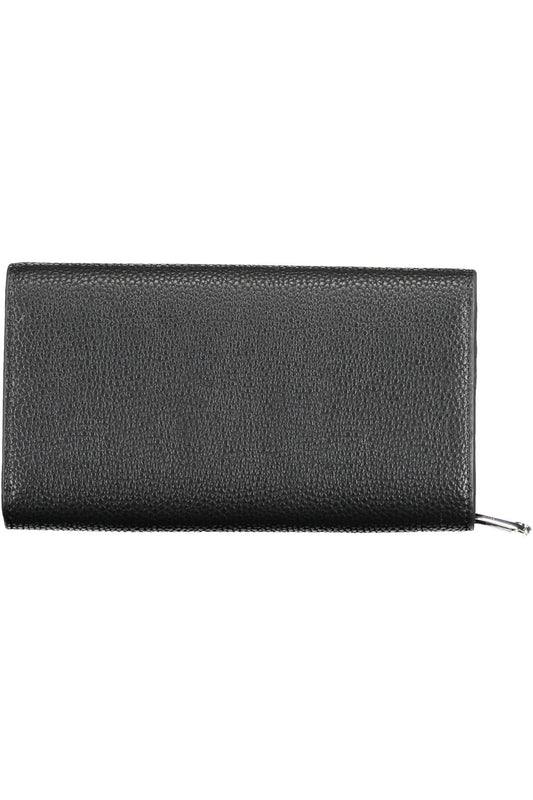 Tommy Hilfiger Black Polyurethane Women Wallet