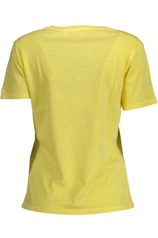 Gant Yellow Cotton Women T-Shirt