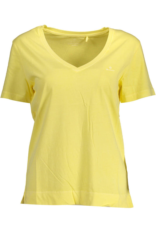 Gant Yellow Cotton Women TShirt