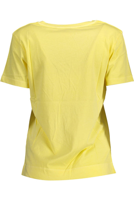 Gant Yellow Cotton Women TShirt