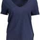 Gant Blue Cotton Women T-Shirt