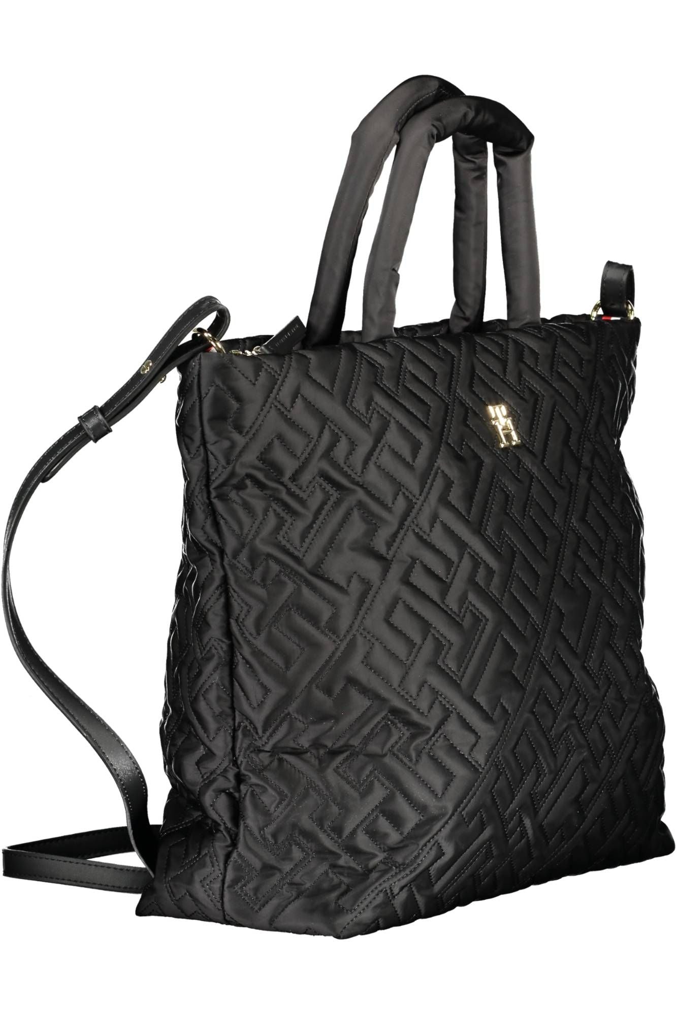 Tommy Hilfiger Black Polyester Women Handbag