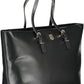 Tommy Hilfiger Black Polyurethane Women Handbag