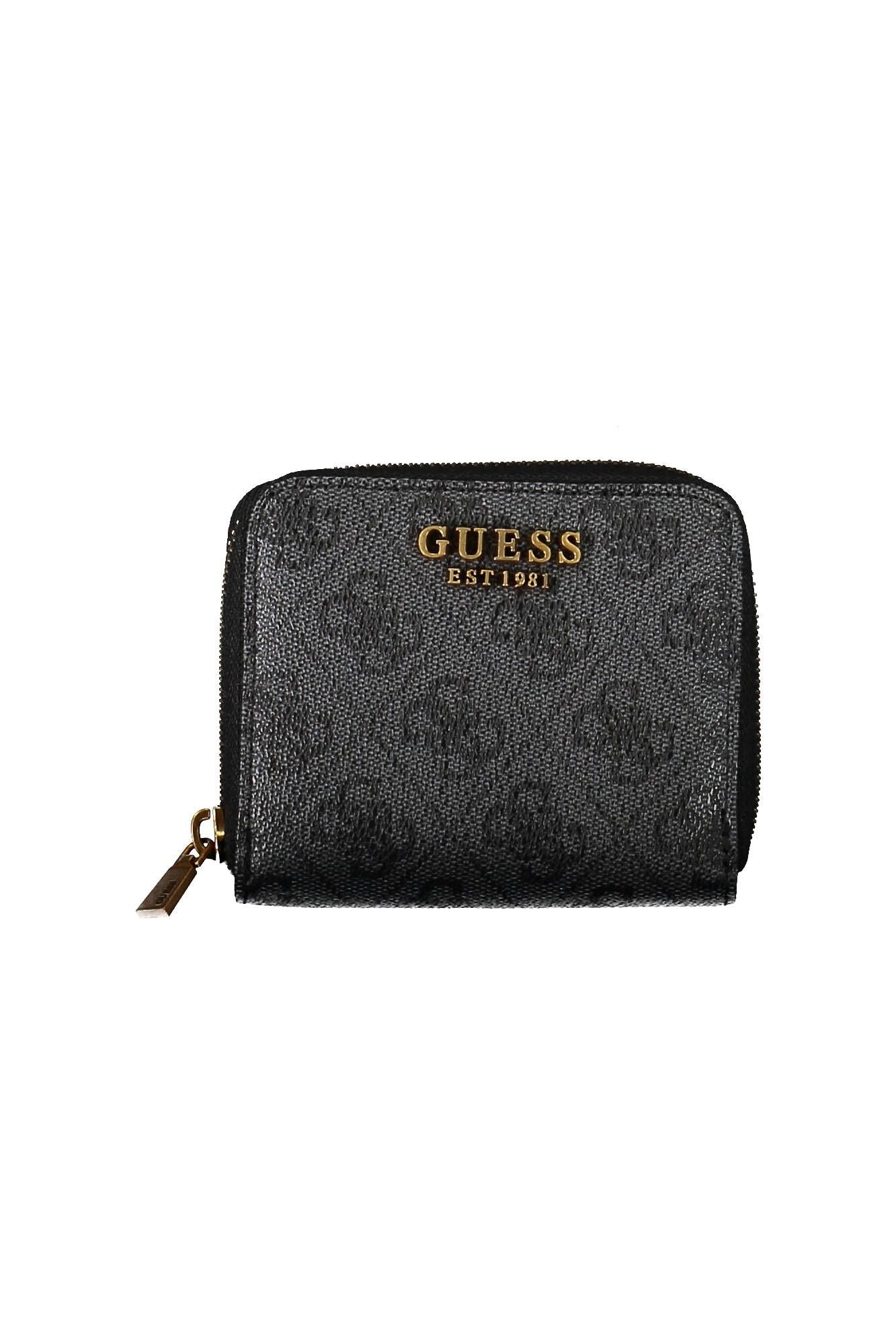 Guess Jeans Black Polyurethane Women Wallet