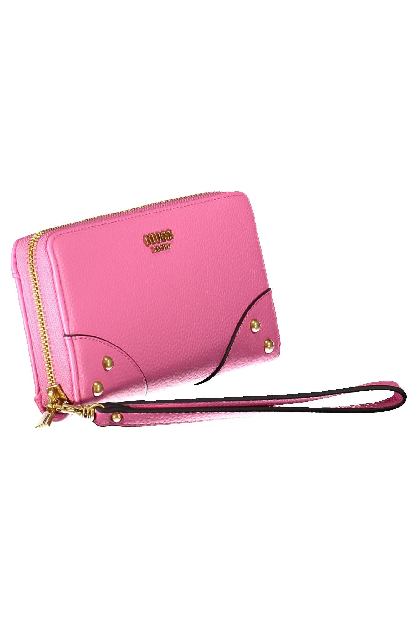 Guess Jeans Pink Polyurethane Women Wallet