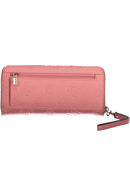 Guess Jeans Pink Polyurethane Women Wallet