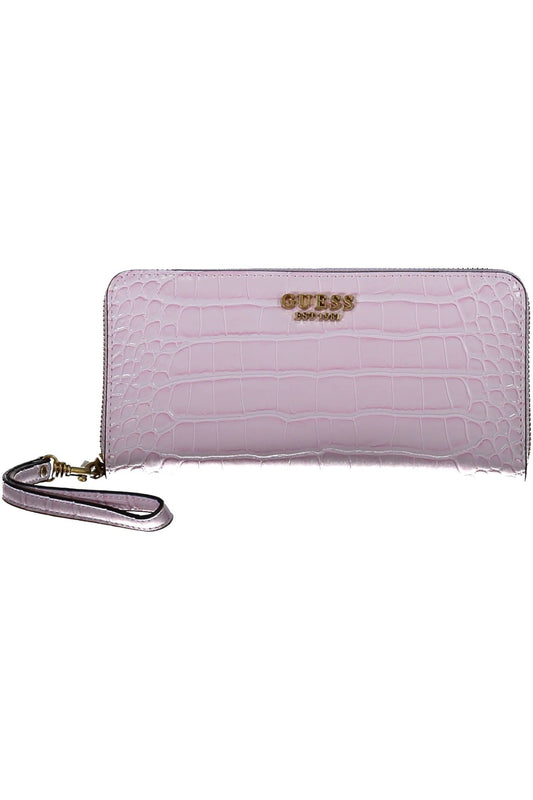 Guess Jeans Pink Polyurethane Women Wallet