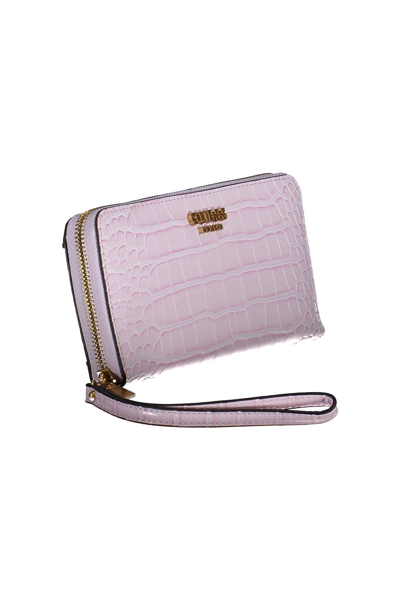 Guess Jeans Pink Polyurethane Women Wallet