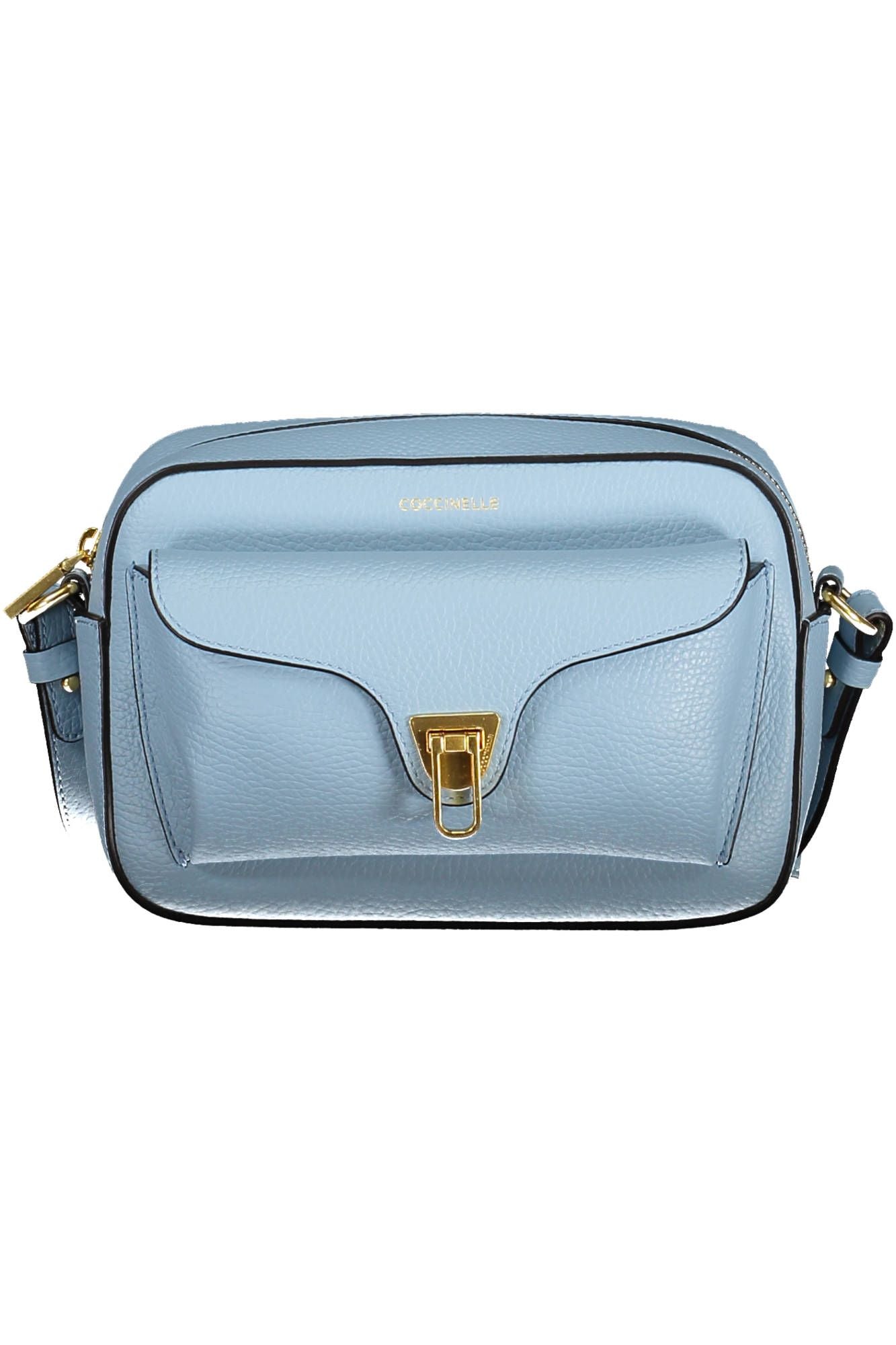 Coccinelle Light Blue Leather Women Handbag