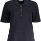 Tommy Hilfiger Blue Cotton Women Polo Shirt