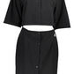 Calvin Klein Black Cotton Women Dress