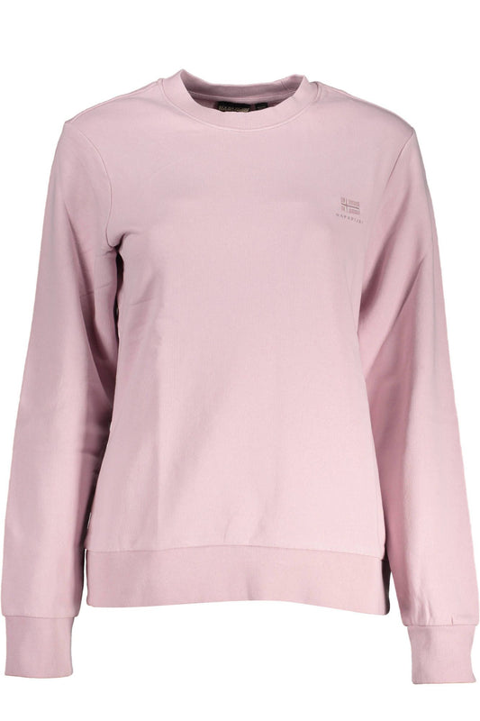 Napapijri Pink Cotton Women Sweater