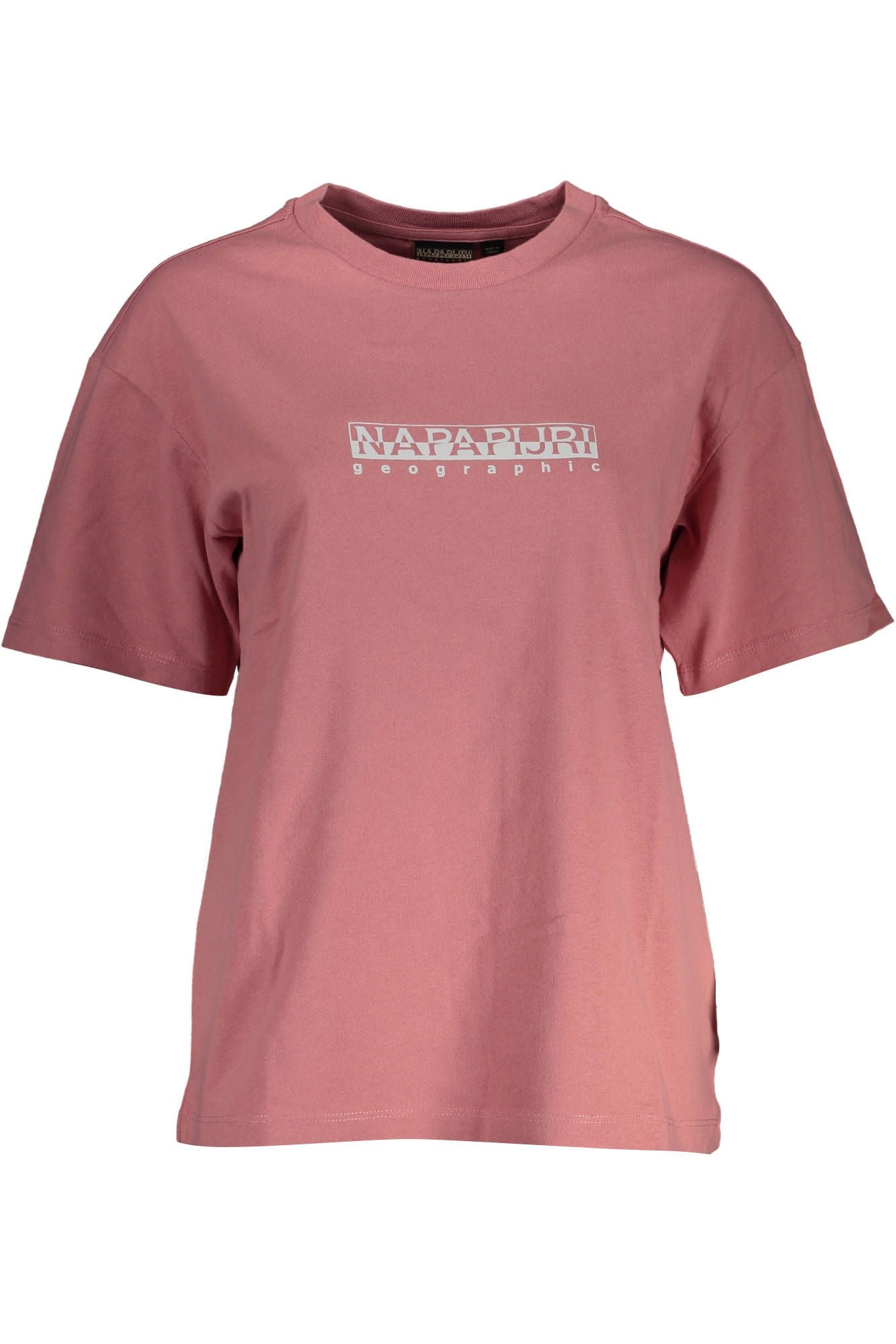 Napapijri Pink Cotton Women T-Shirt