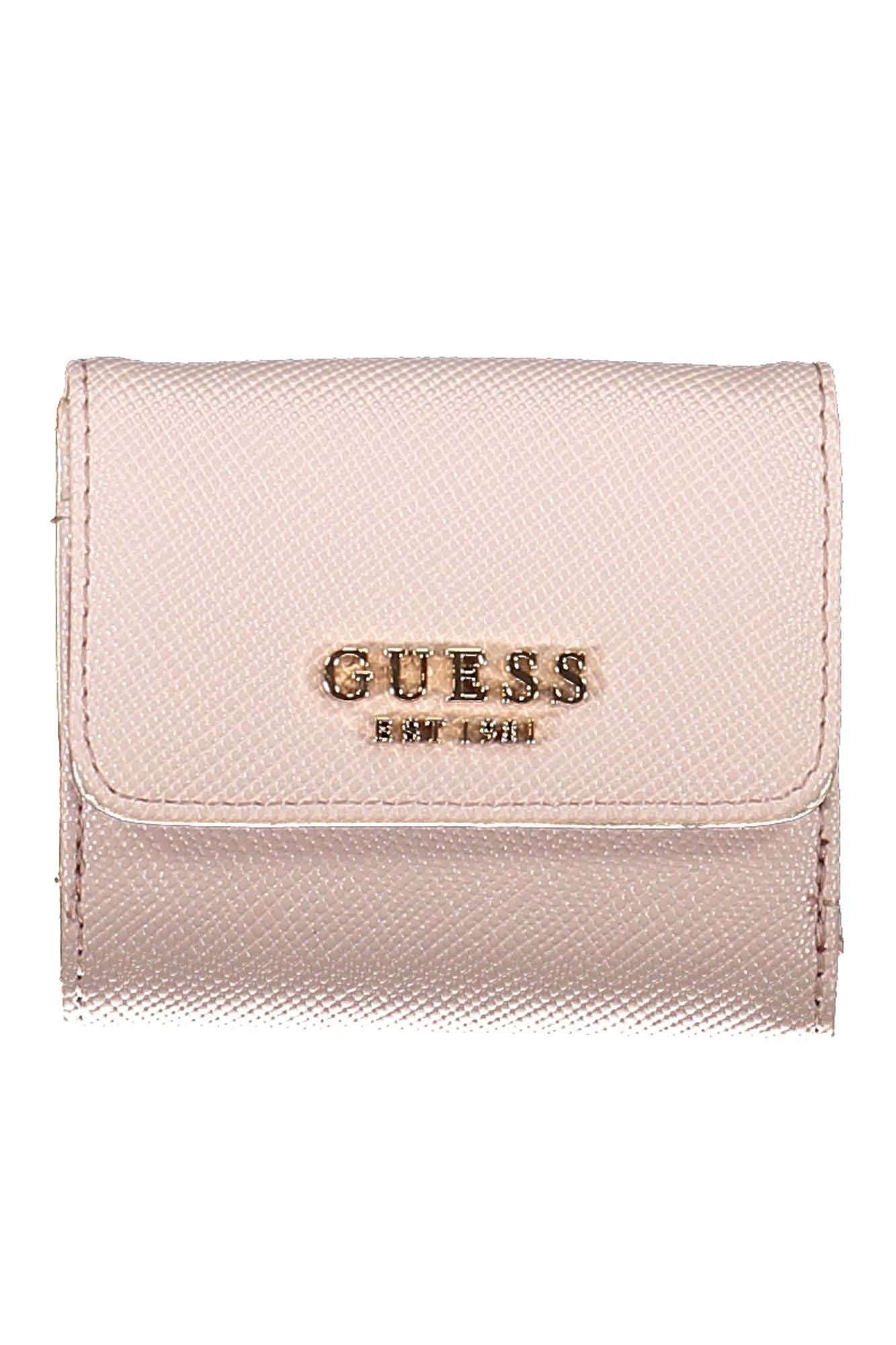 Guess Jeans Pink Polyurethane Women Wallet