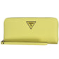 Guess Jeans Yellow Polyurethane Women Wallet