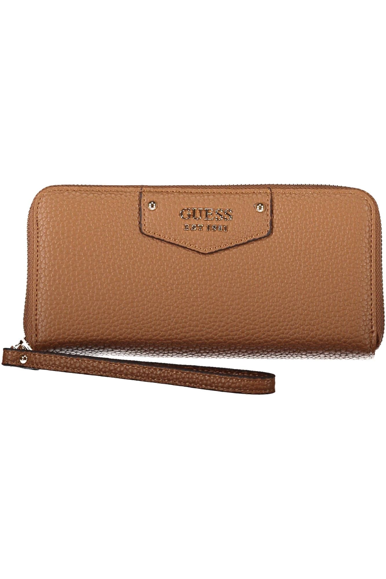 Guess Jeans Brown Polyurethane Women Wallet