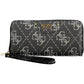 Guess Jeans Black Polyurethane Women Wallet