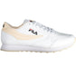 Fila White Polyurethane Women Sneaker