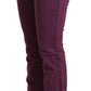 Costume National Elegant Purple Slim Fit Denim Jeans