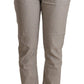 CYCLE Elegant Light Grey Tapered Linen Pants