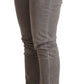 Acht Sleek Gray Skinny Low Waist Jeans