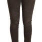 Acht Chic Slim Fit Brown Skinny Jeans