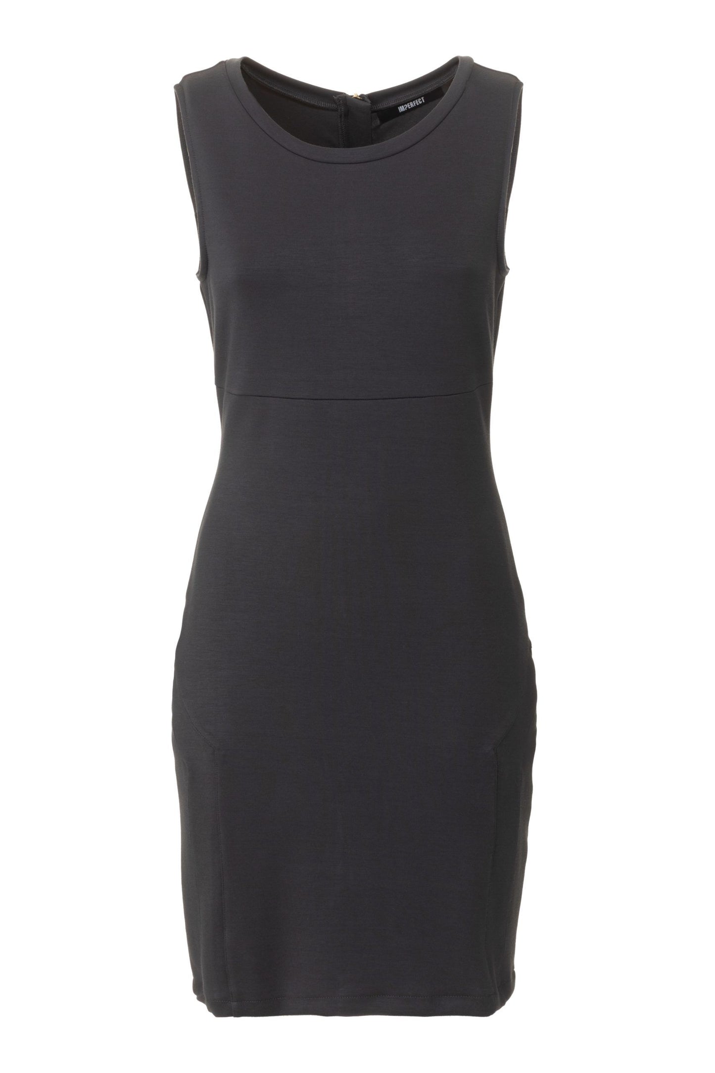 Imperfect Black Polyester Women Dress